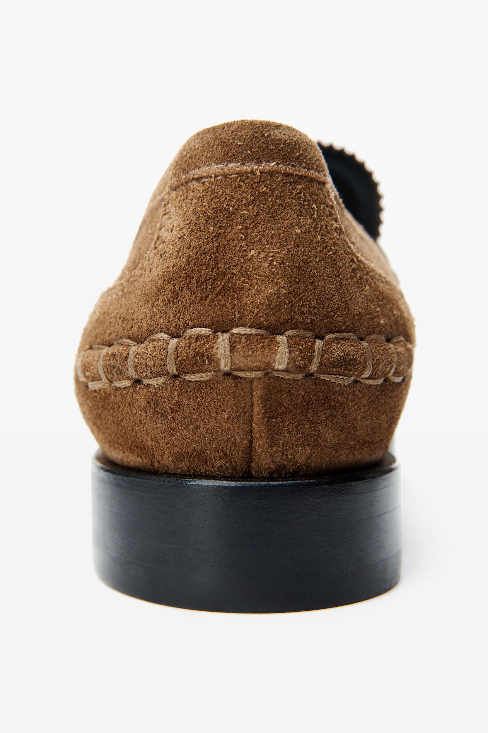 Brown Suede Carter Loafers Product Image