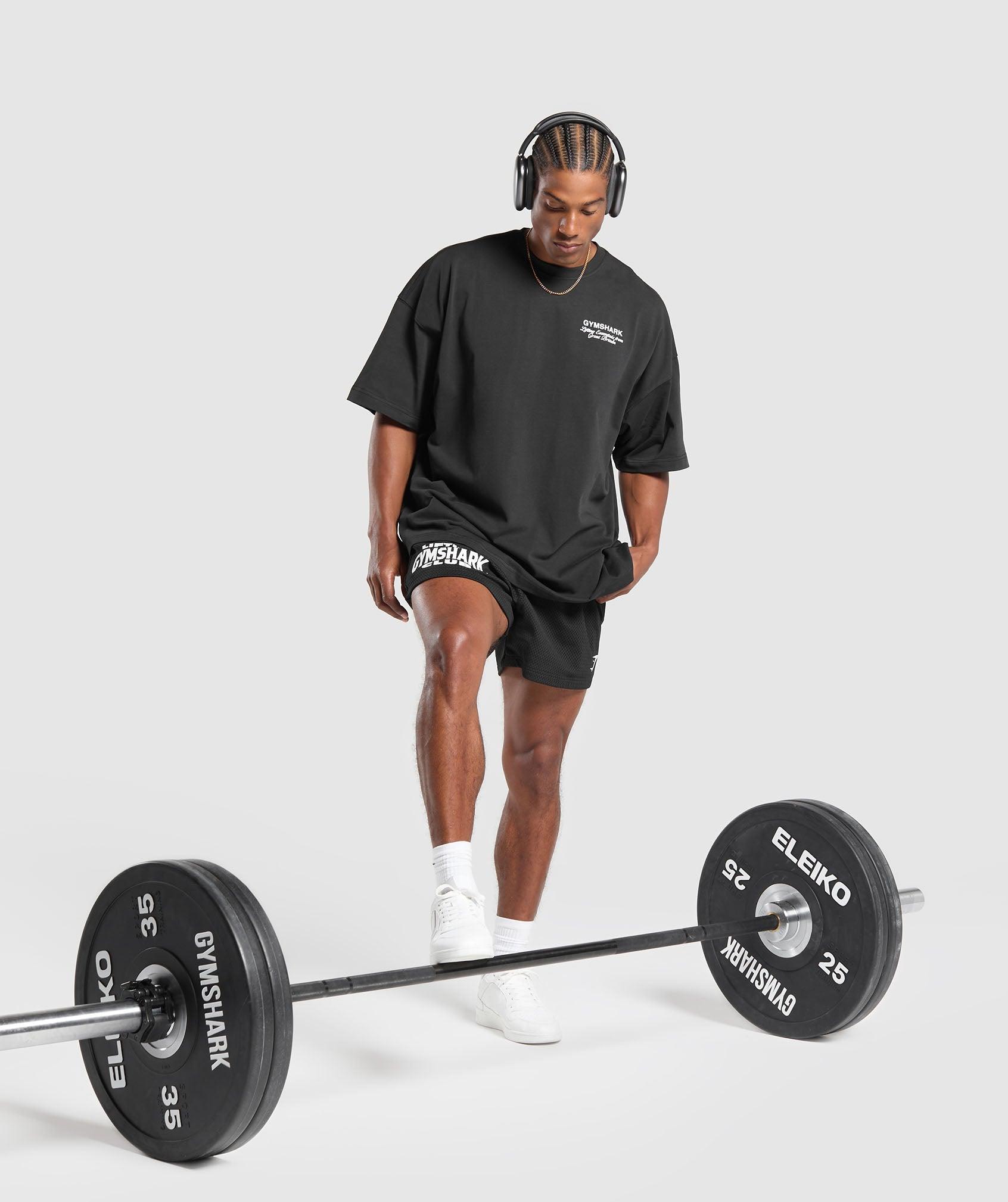 Gymshark British Iron T-Shirt - Black Male Product Image