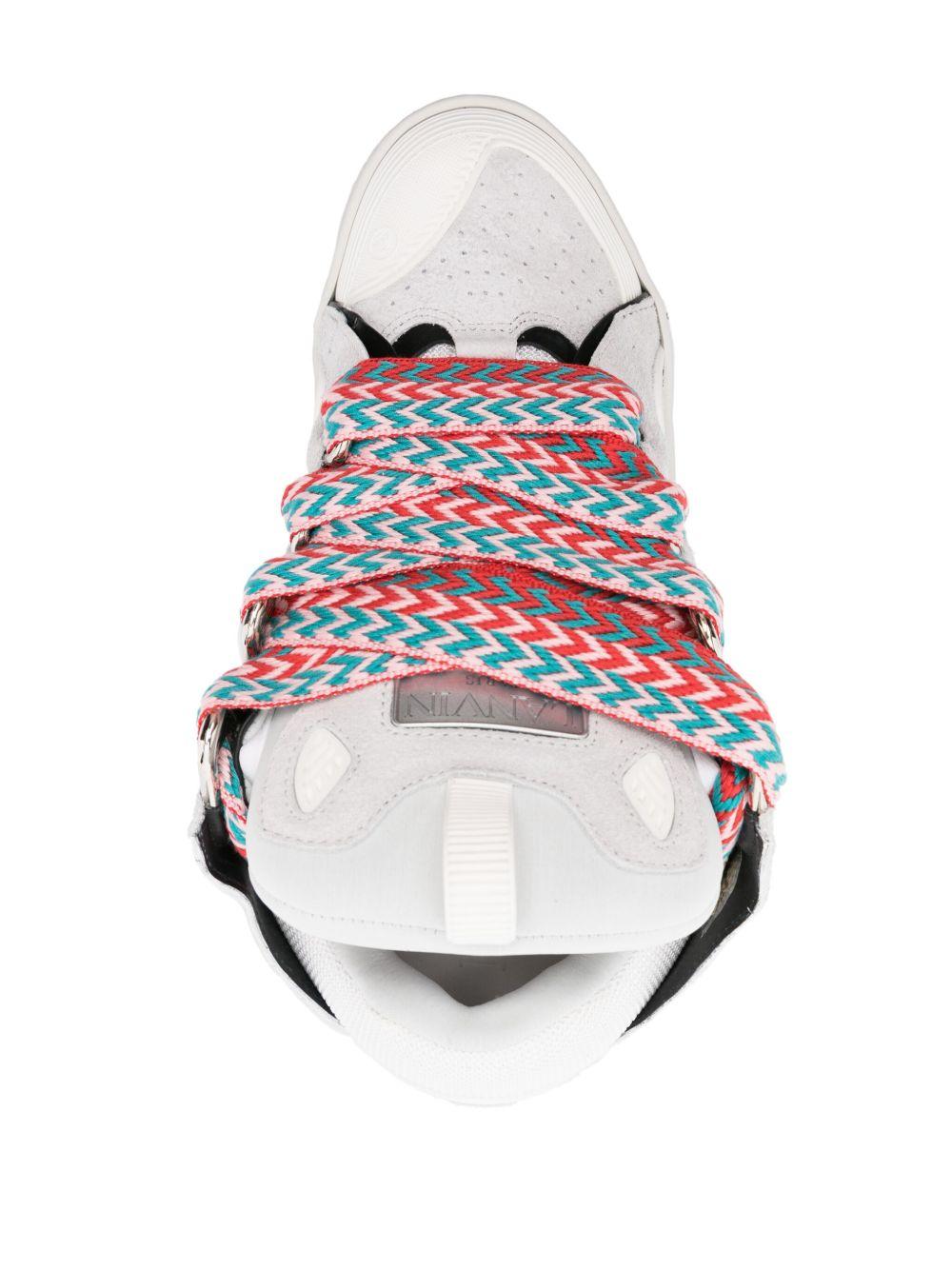 Curb panelled suede sneakers Product Image