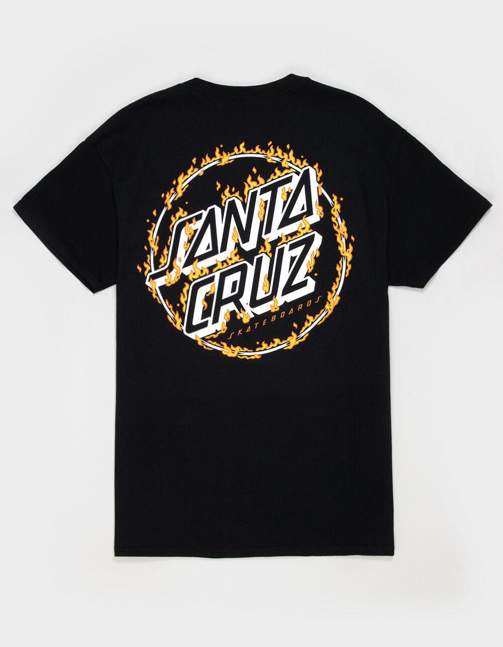 SANTA CRUZ Burnt Opus Dot Mens Tee - BLACK Product Image