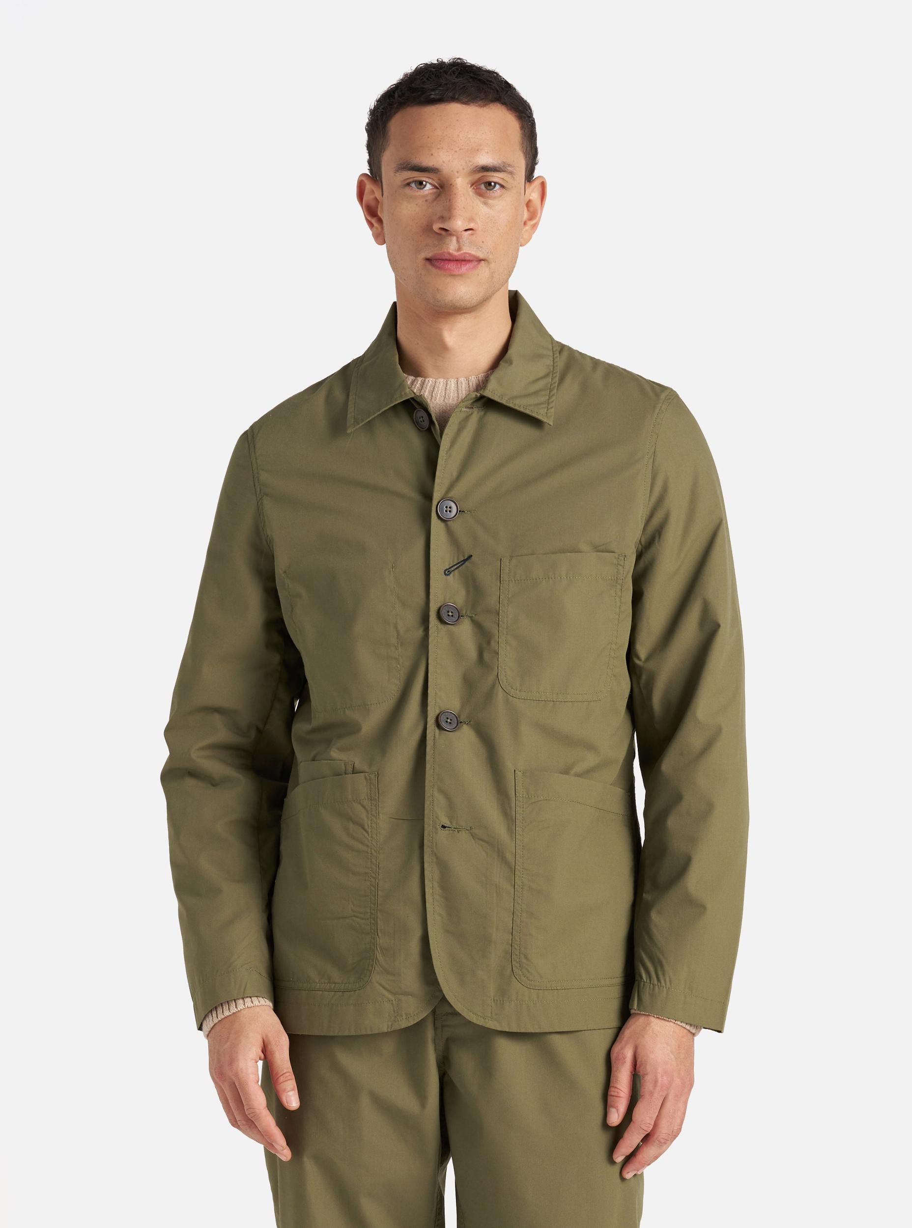 Olive Recycled Polytech Bakers Jacket Product Image