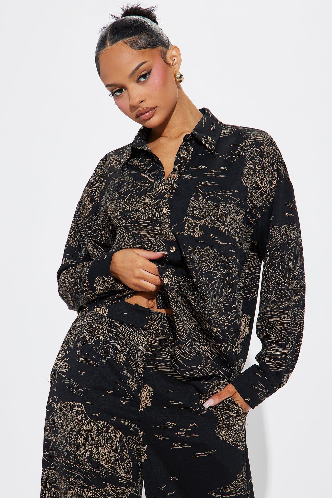 Endless Wonder Pant Set - Black/combo Product Image