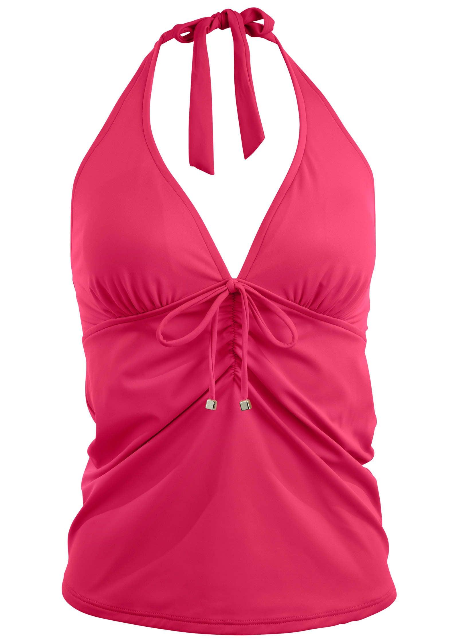 Sicily Halter Tankini - Raspberry Product Image