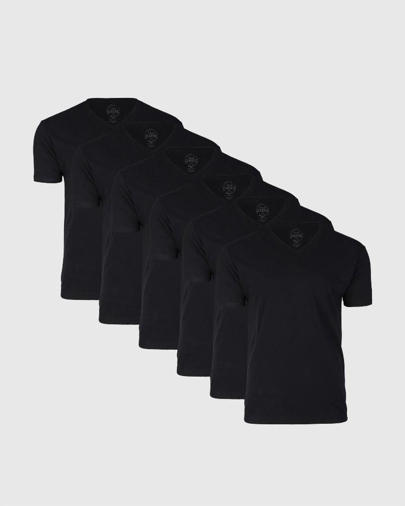 Black Classic V-Neck 6-Pack Product Image