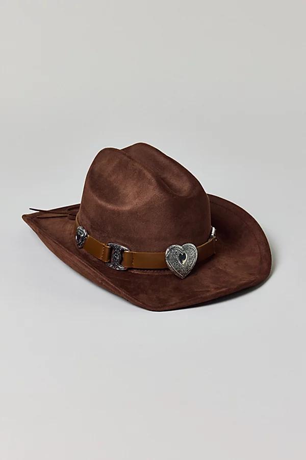 Heart Cowboy Hat Womens at Urban Outfitters Product Image