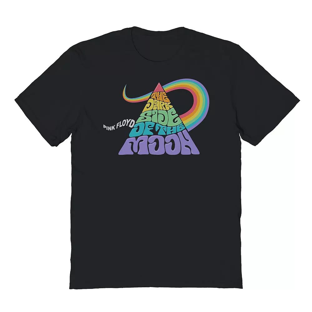 Men's Pink Floyd Dark Side of The Moon Graphic Tee, Size: Small, Black Product Image