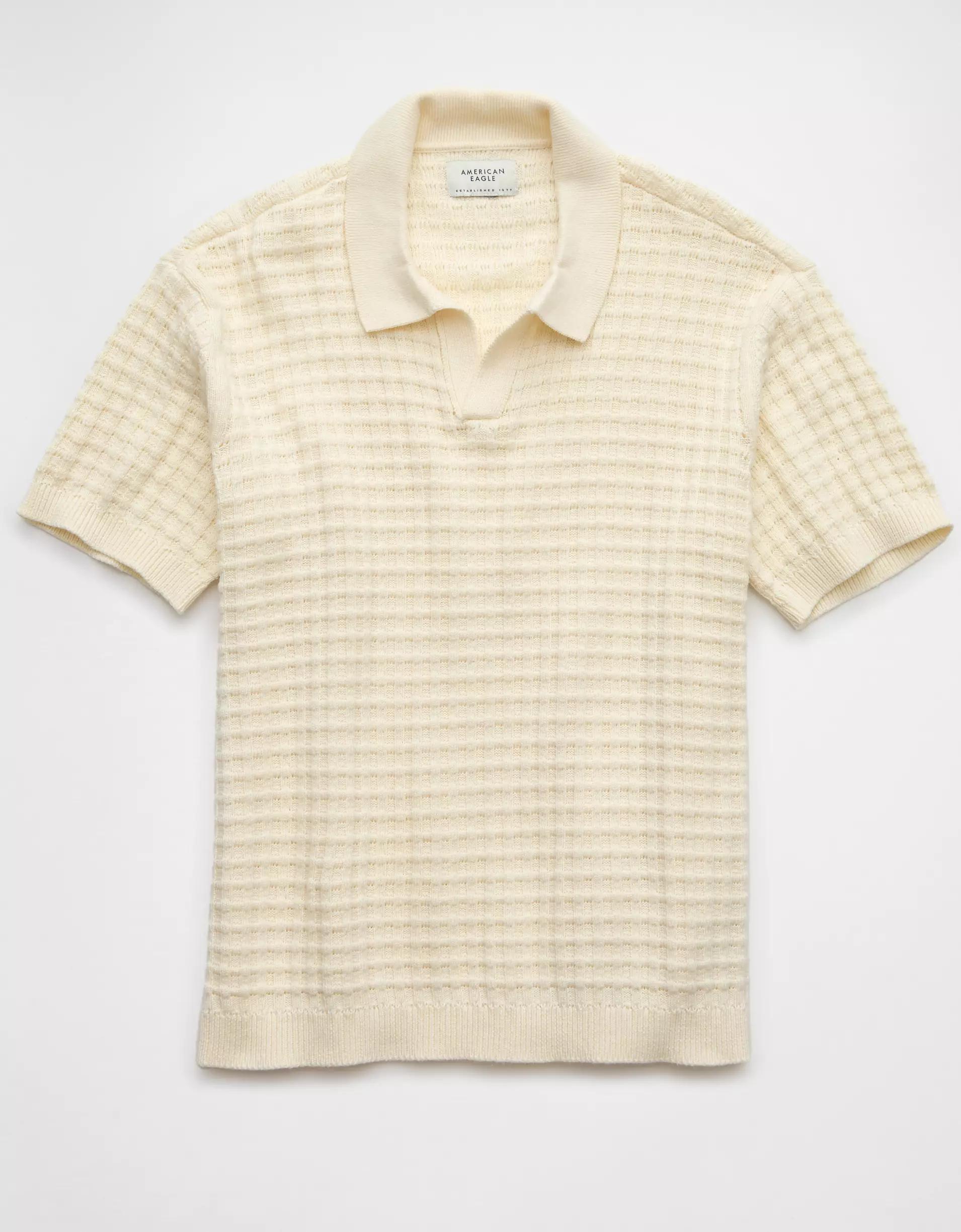 AE Weekend Sweater Polo Shirt Product Image