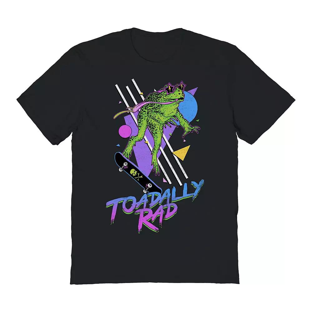 Men's COLAB89 by Threadless Toadally Rad Graphic Tee, Size: Large, Black Product Image