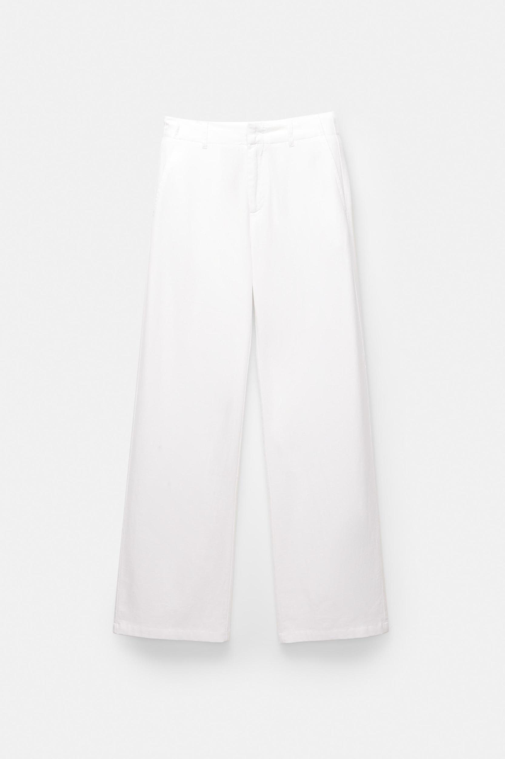 Linen-blend pants Product Image
