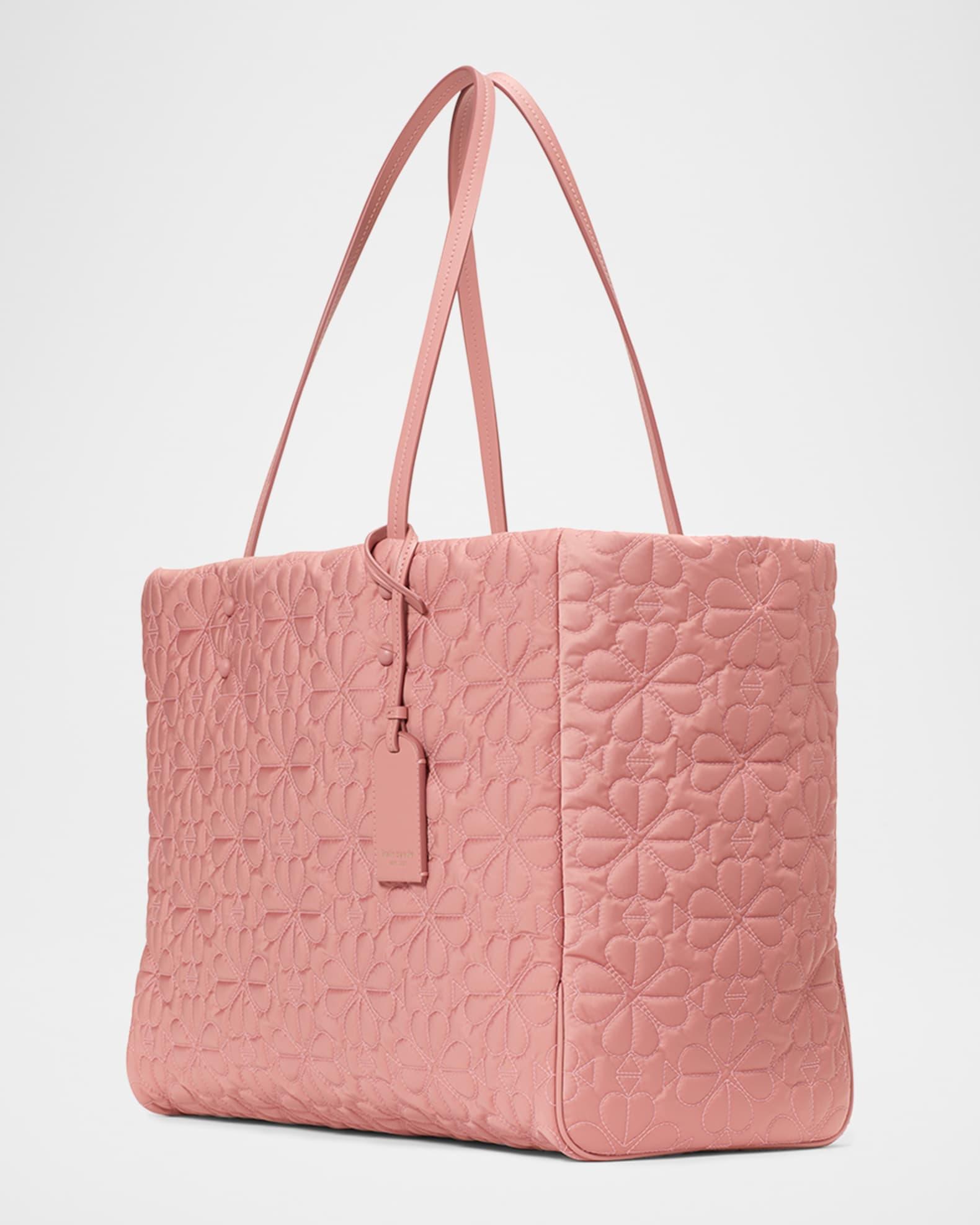 tilly large quilted fabric tote bag Product Image