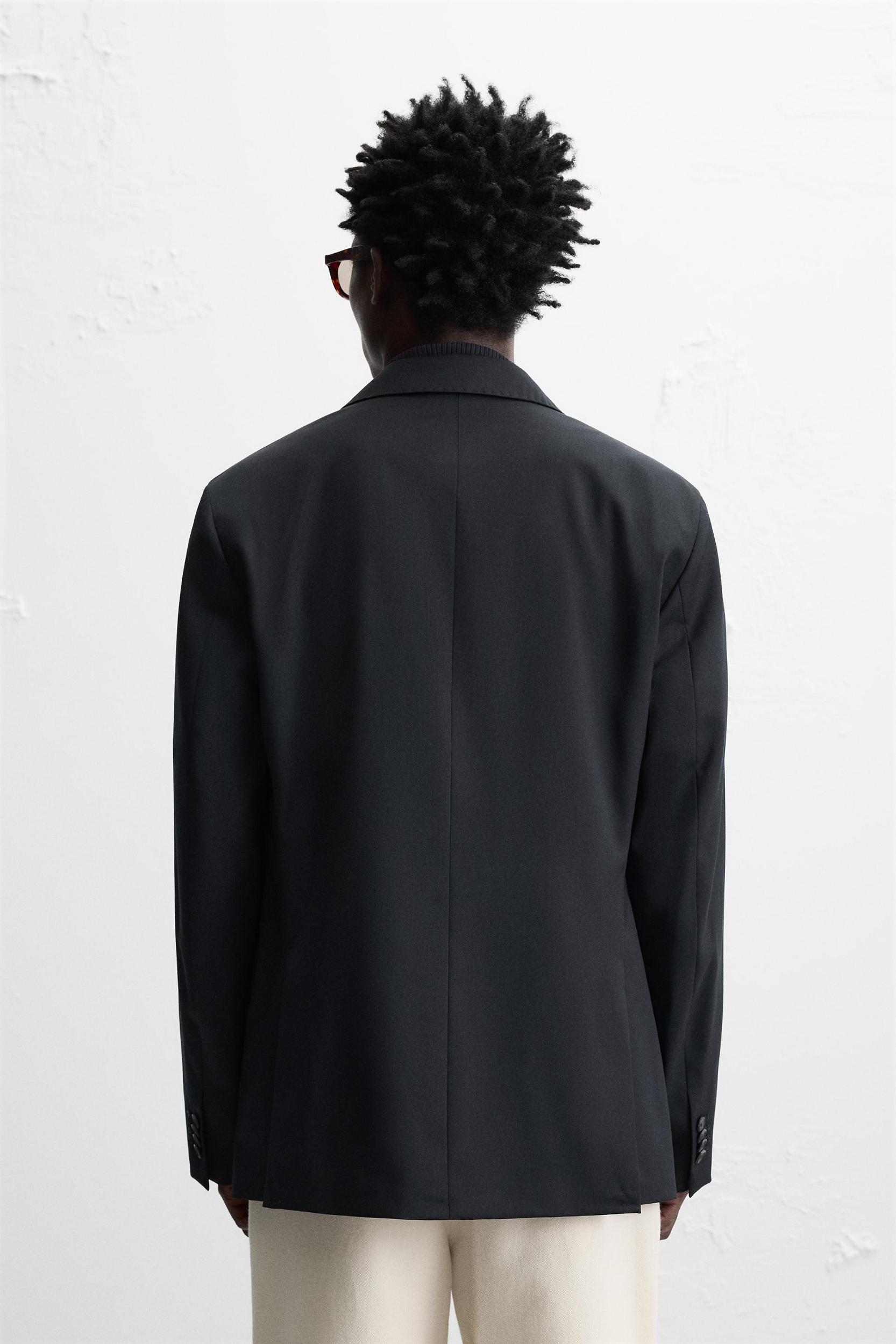 100% WOOL DOUBLE BREASTED BLAZER Product Image