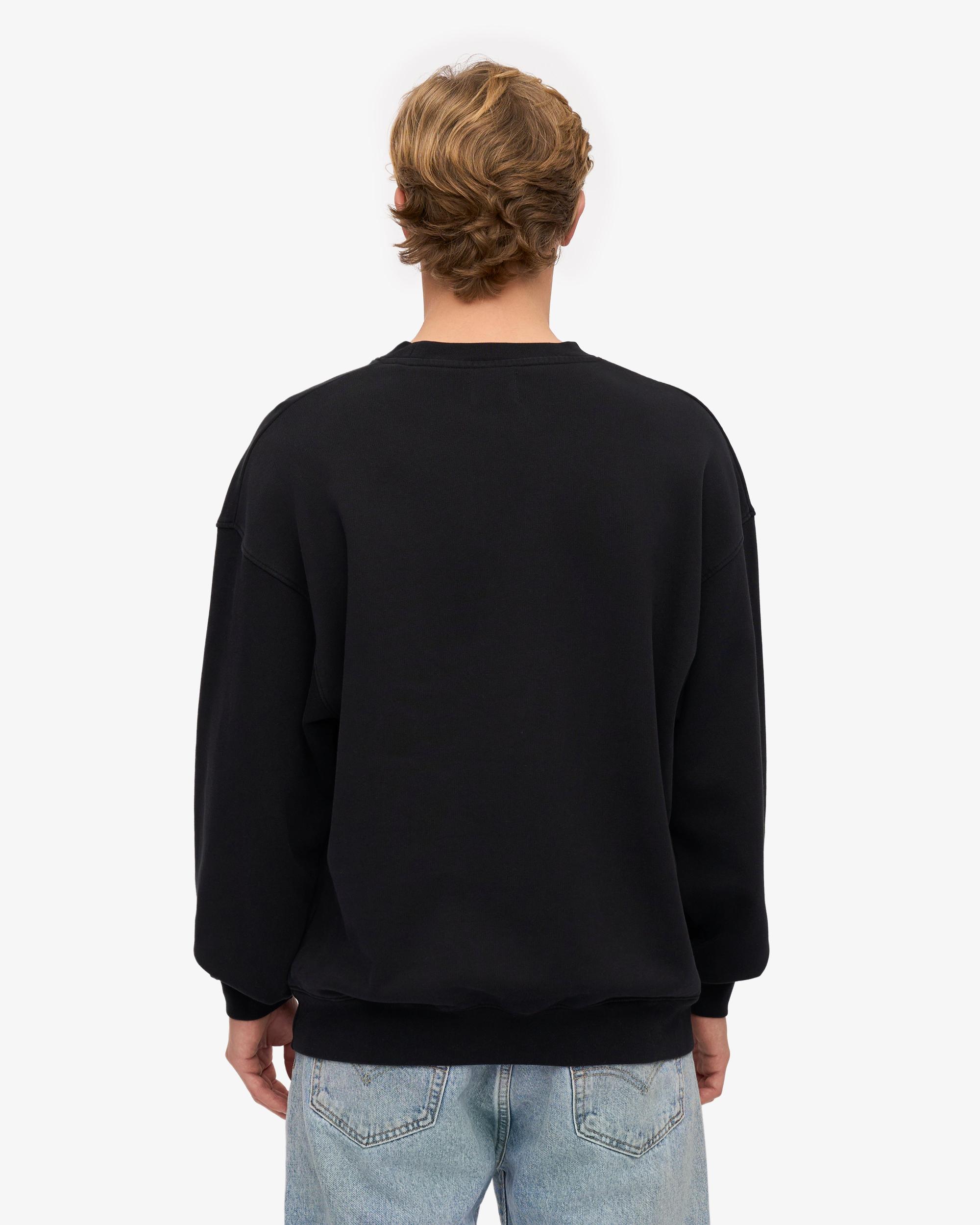 Organic Oversized Crew - Deep Black Product Image