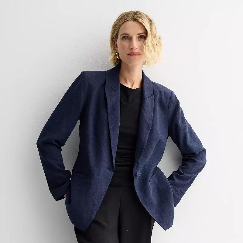Women's Nine West Peak Lapel Blazer,  Product Image