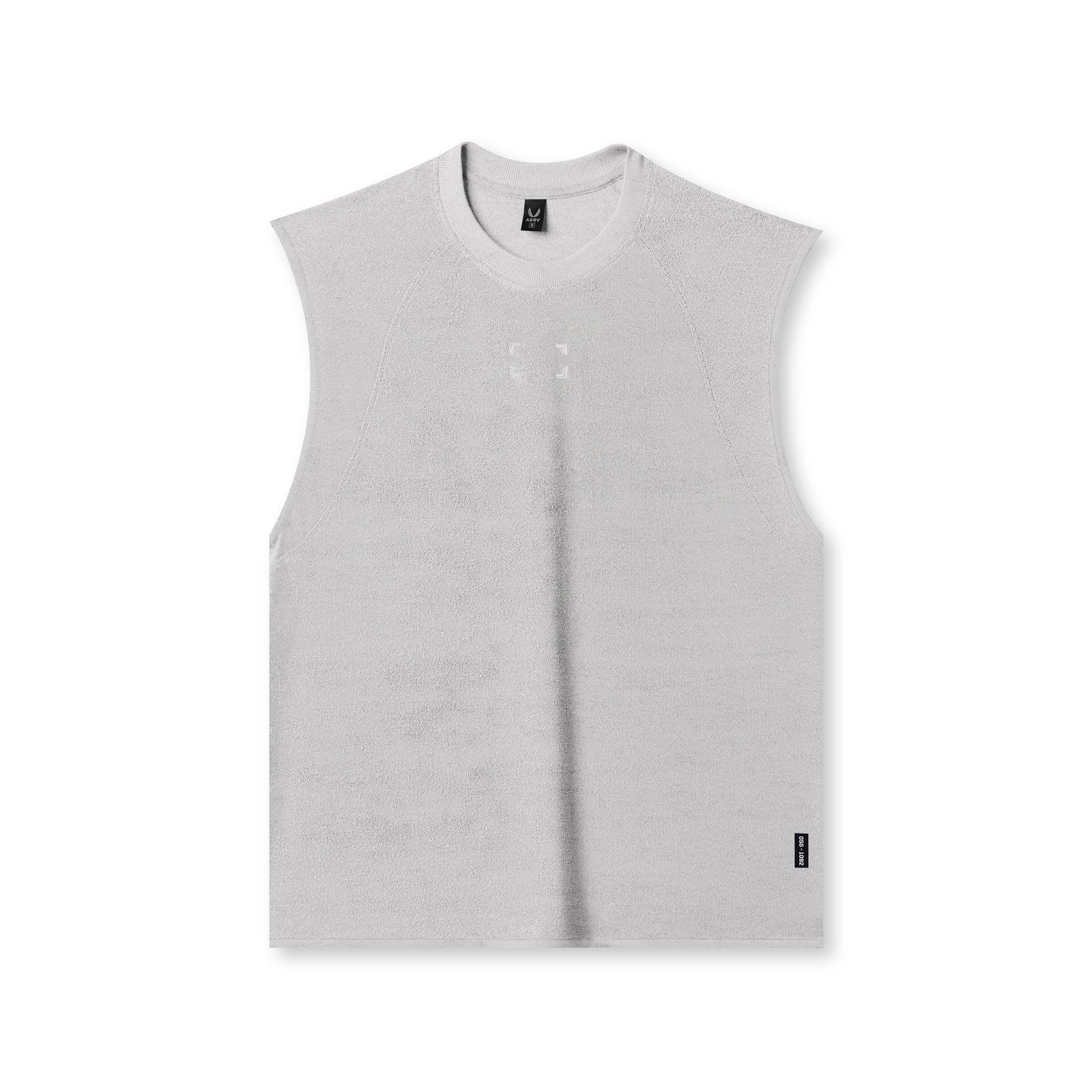 1092. Towel Terry Cutoff - Heather Grey Product Image