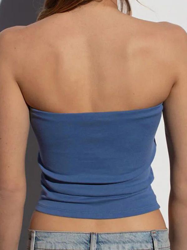 Bow Print Bandeau Top Product Image