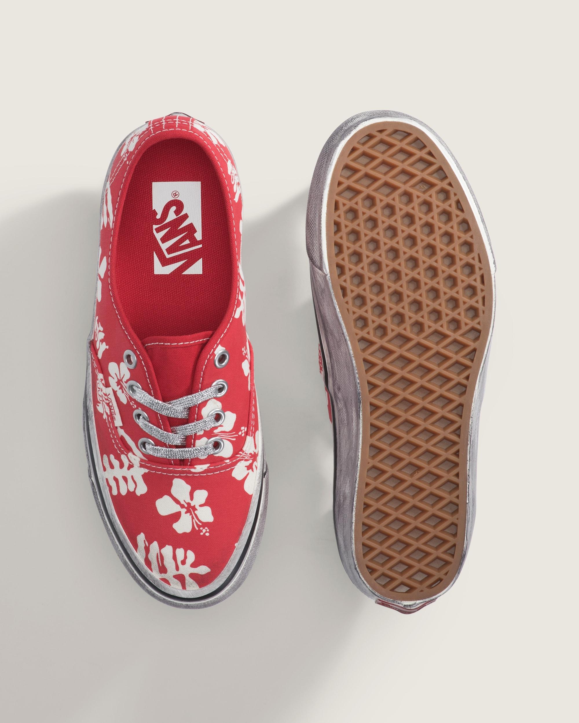 Premium Authentic Shoe in Red| Vans US Product Image