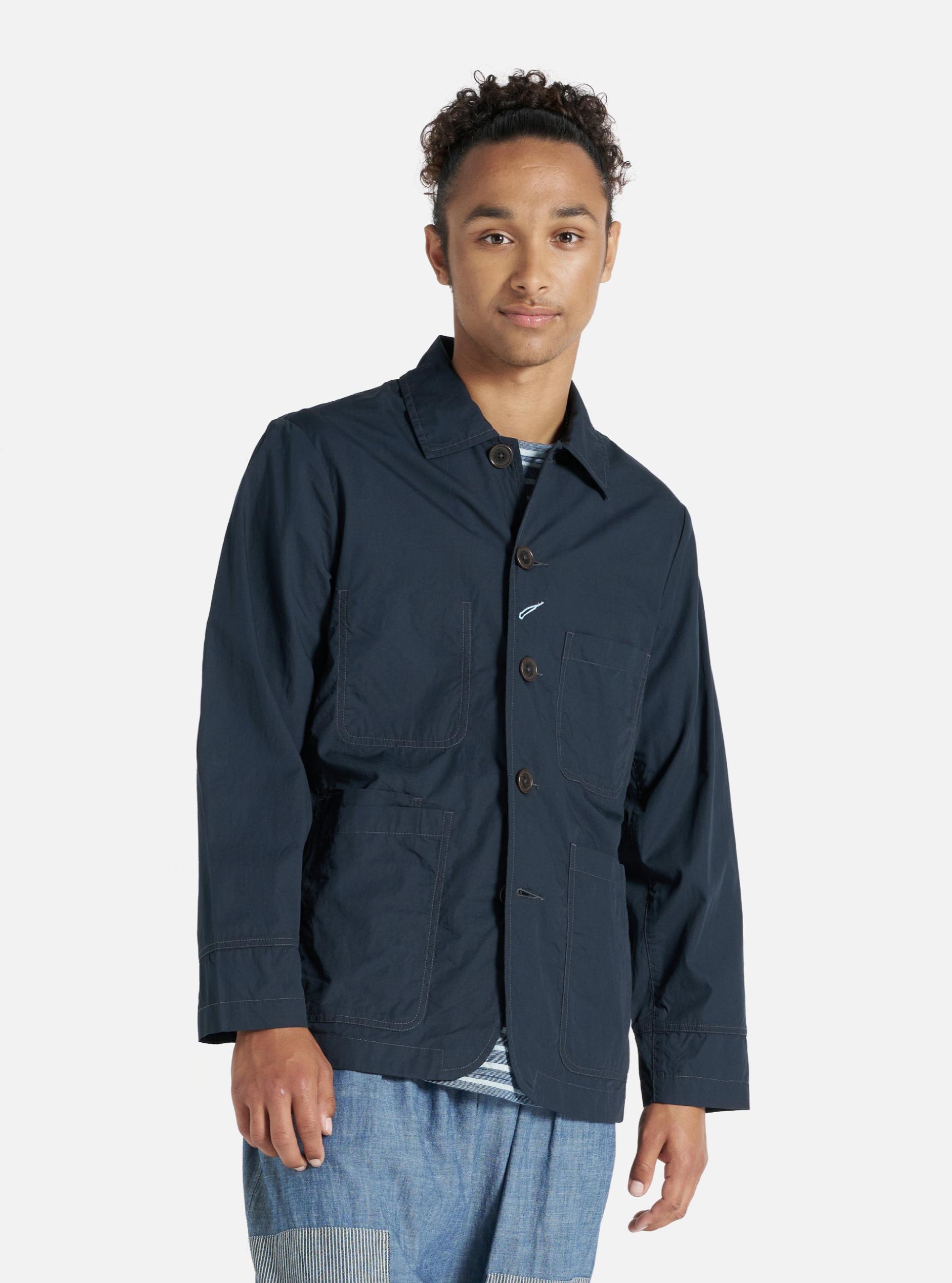 Navy Broad Cloth Original Bakers Jacket Product Image