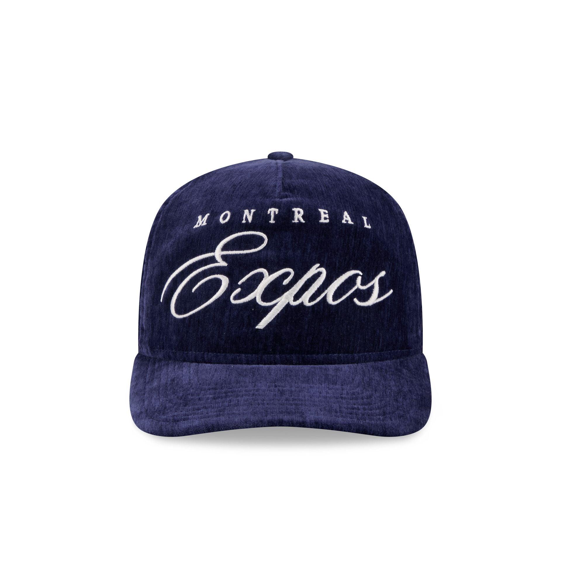 Montreal Expos Velvet Team Script 19TWENTY Adjustable Hat Male Product Image