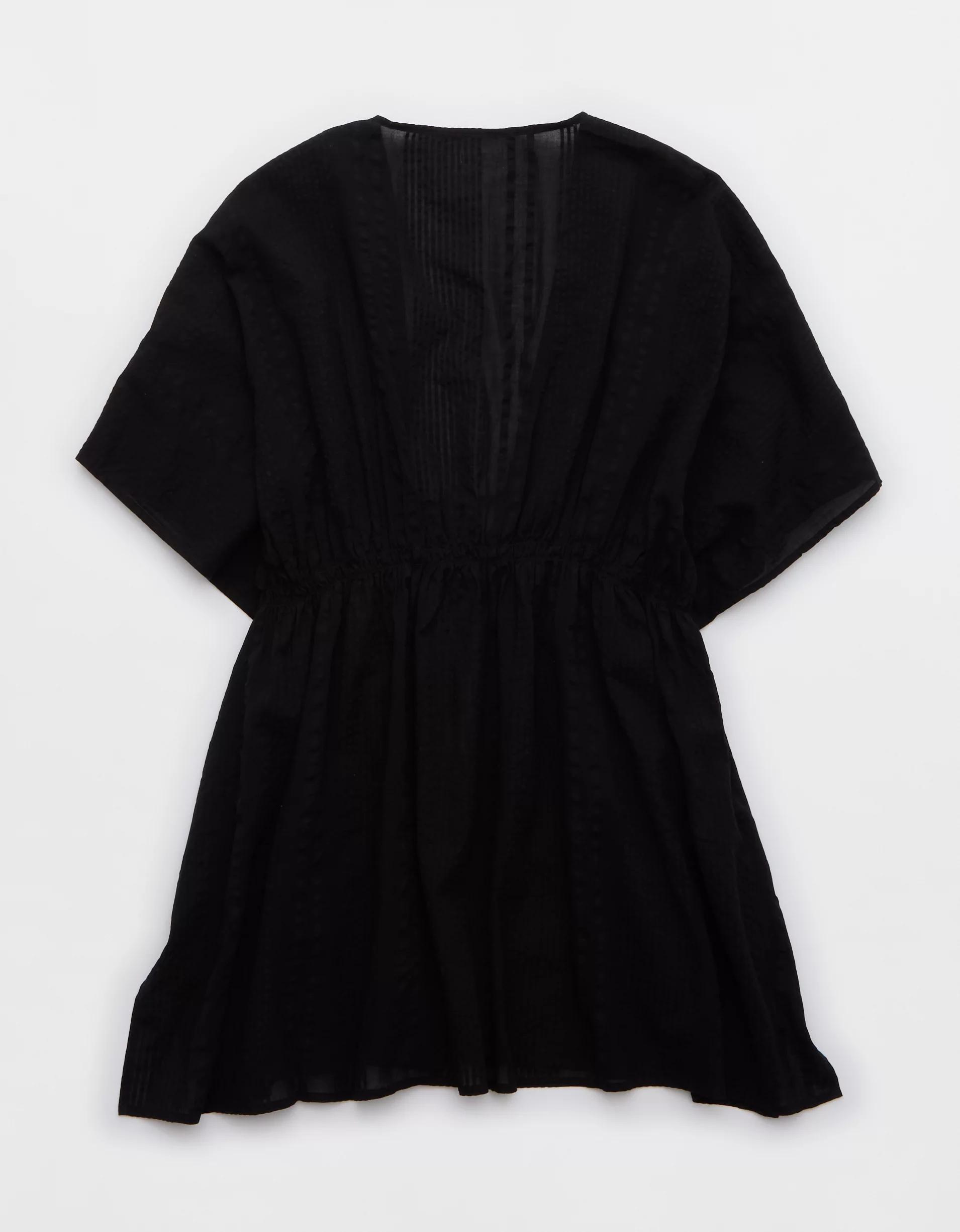 Aerie Seersucker Gauze Tie Cape Product Image