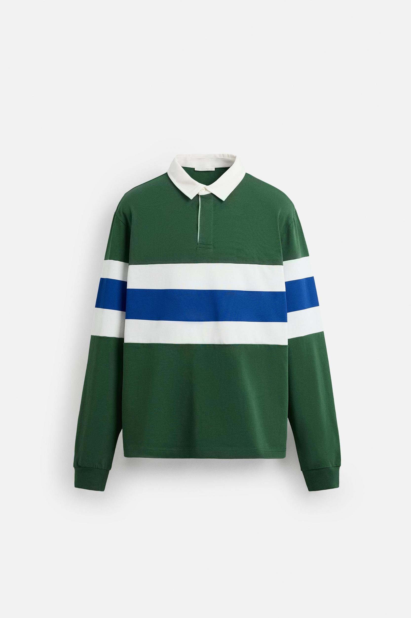 STRIPED JACQUARD POLO Product Image