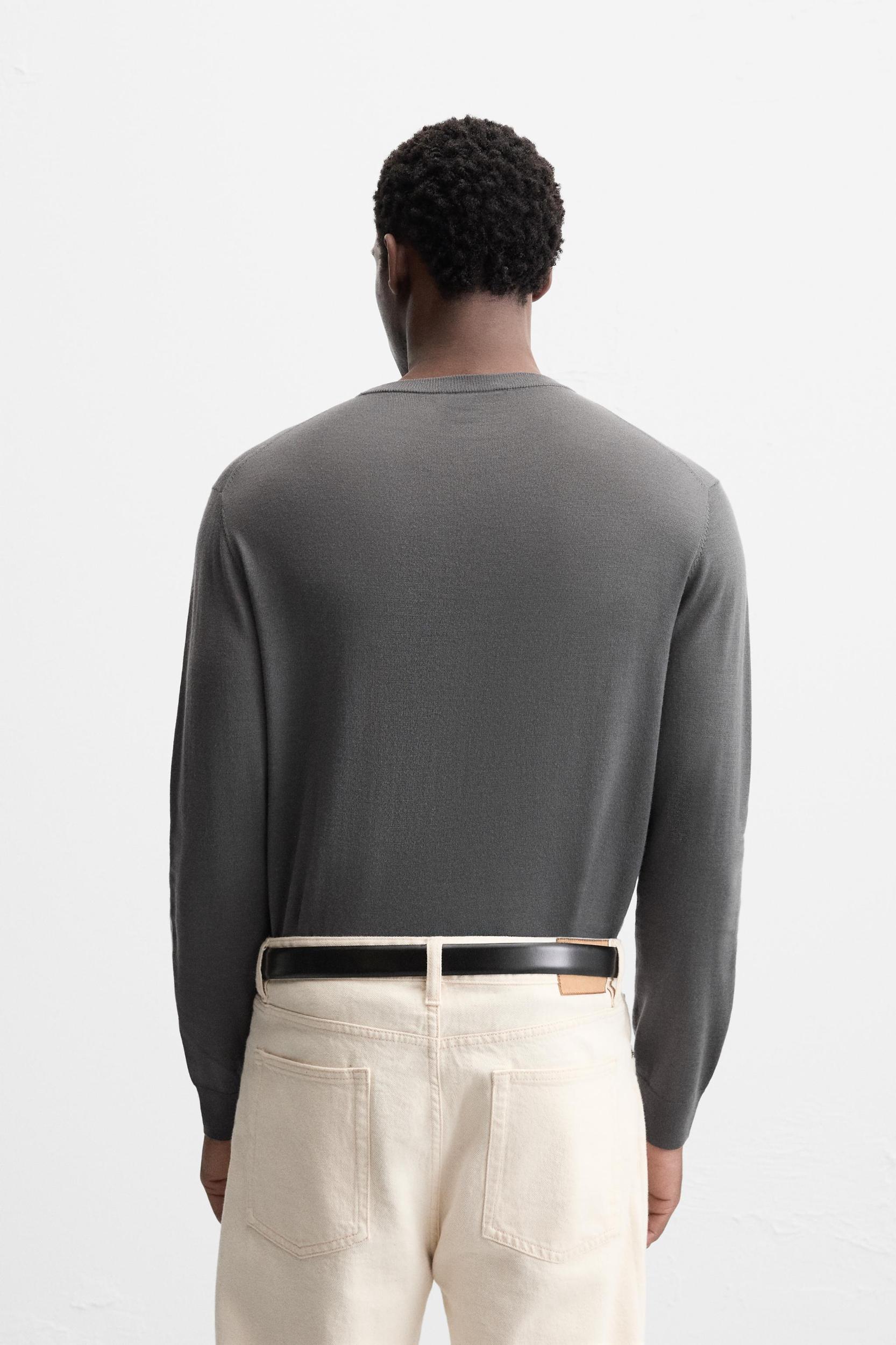 MERCERIZED WOOL SWEATER Product Image