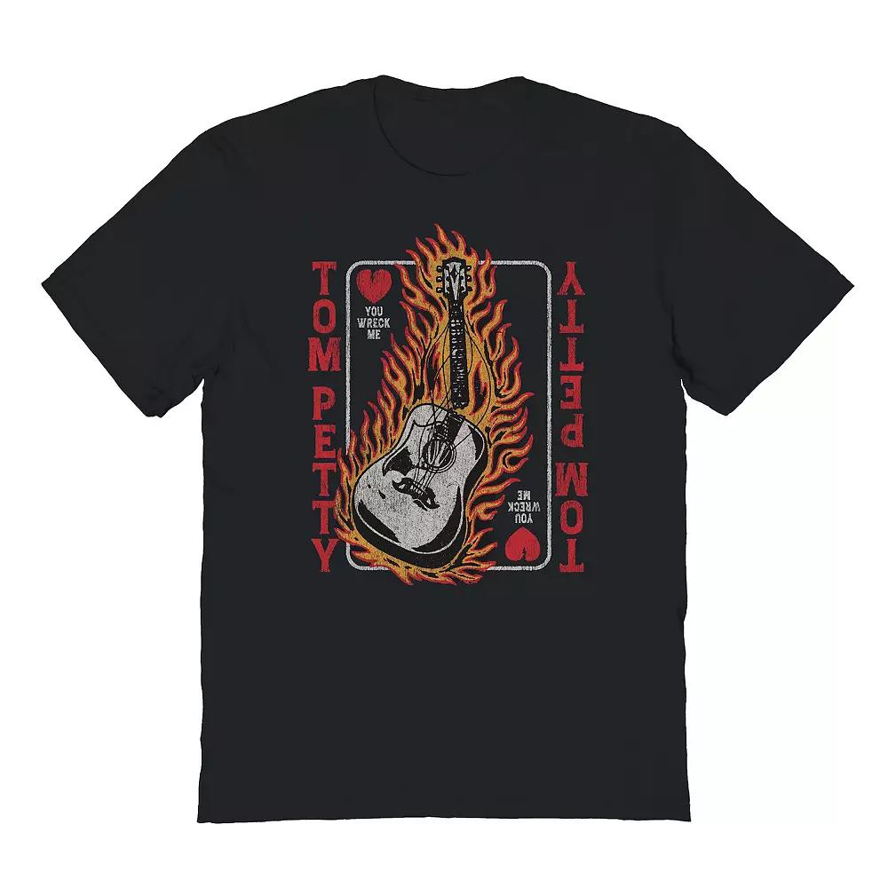 Men's Tom Petty You Wreck Me Graphic Tee, Size: XXL, Black Product Image
