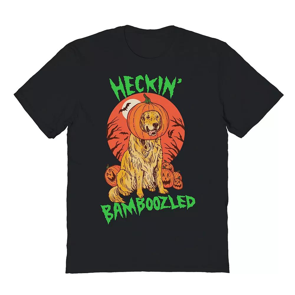Men's Doggo Lantern Halloween Graphic Tee, Size: Small, Black Product Image