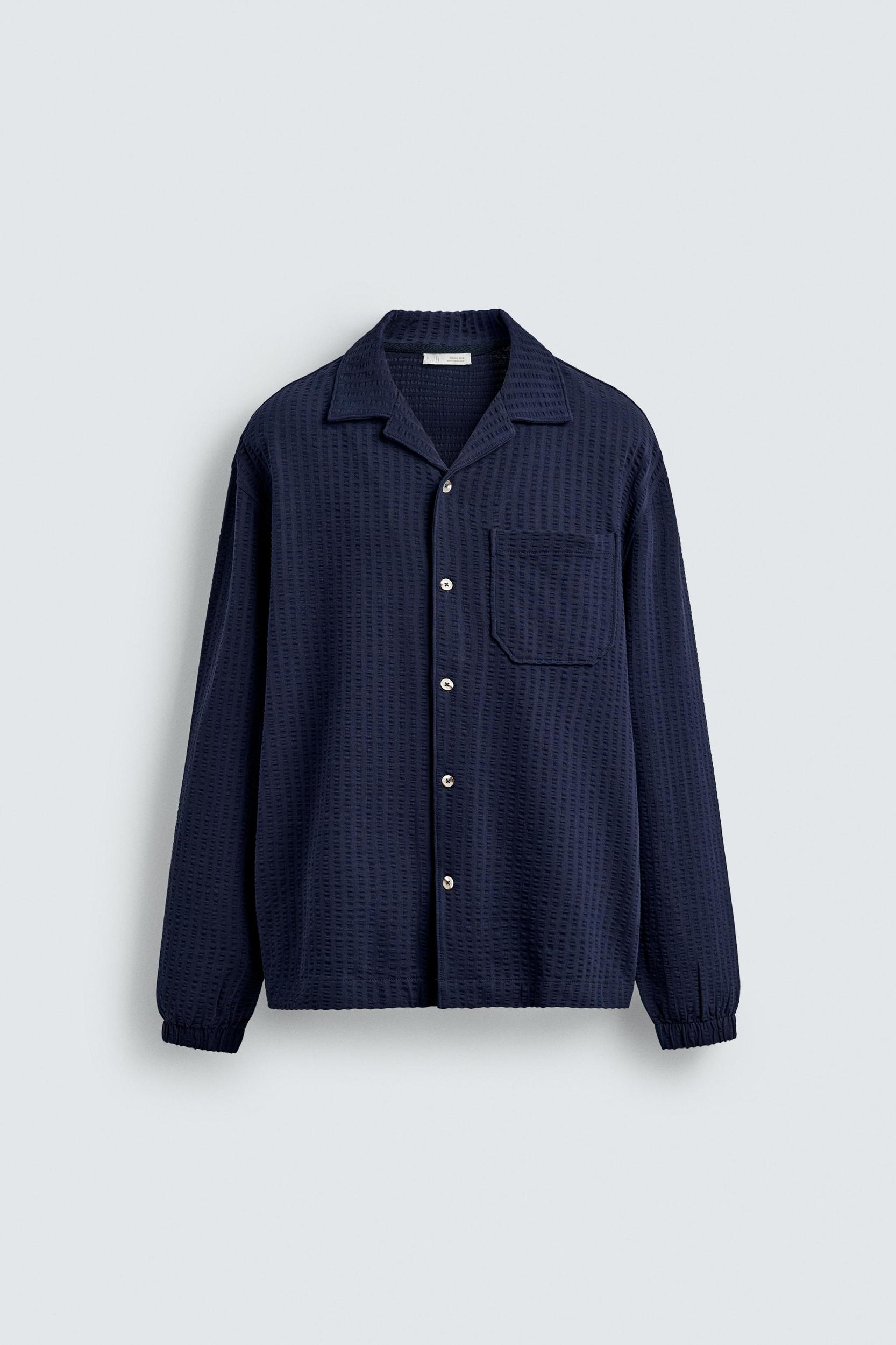 COMFORT SEERSUCKER OVERSHIRT Product Image