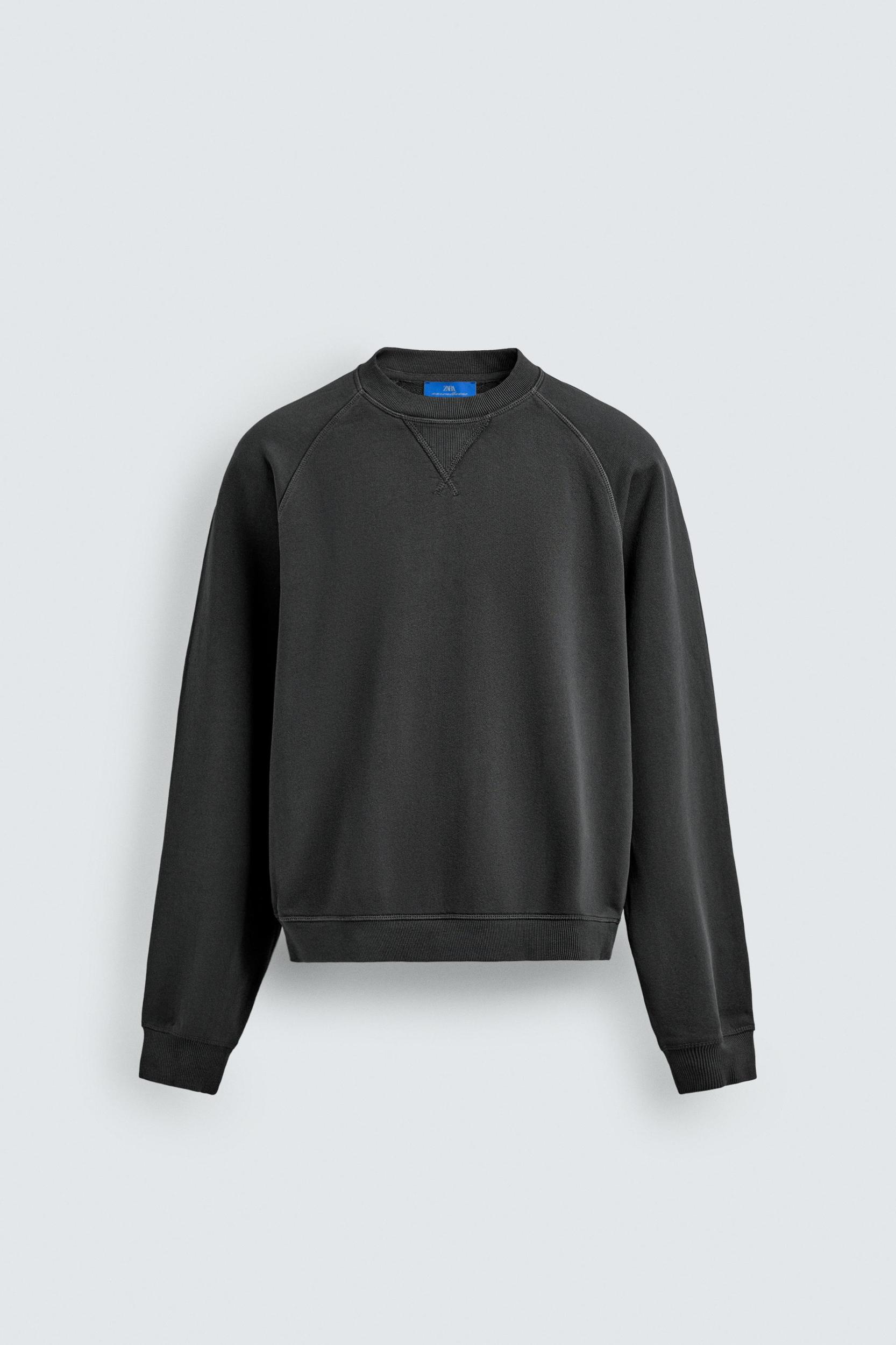AARON LEVINE X ZARA WASHED CREWNECK SWEATSHIRT Product Image