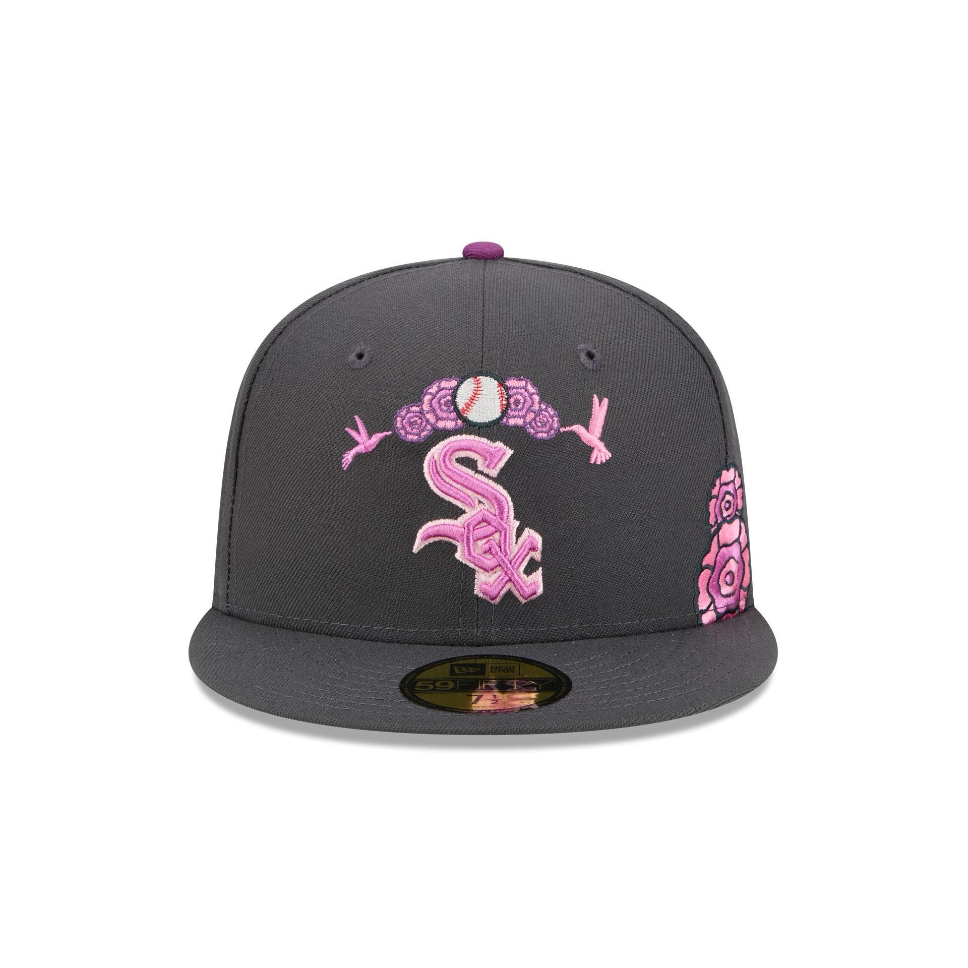 Chicago White Sox Day of the Dead Graphite 59FIFTY Fitted Hat Male Product Image