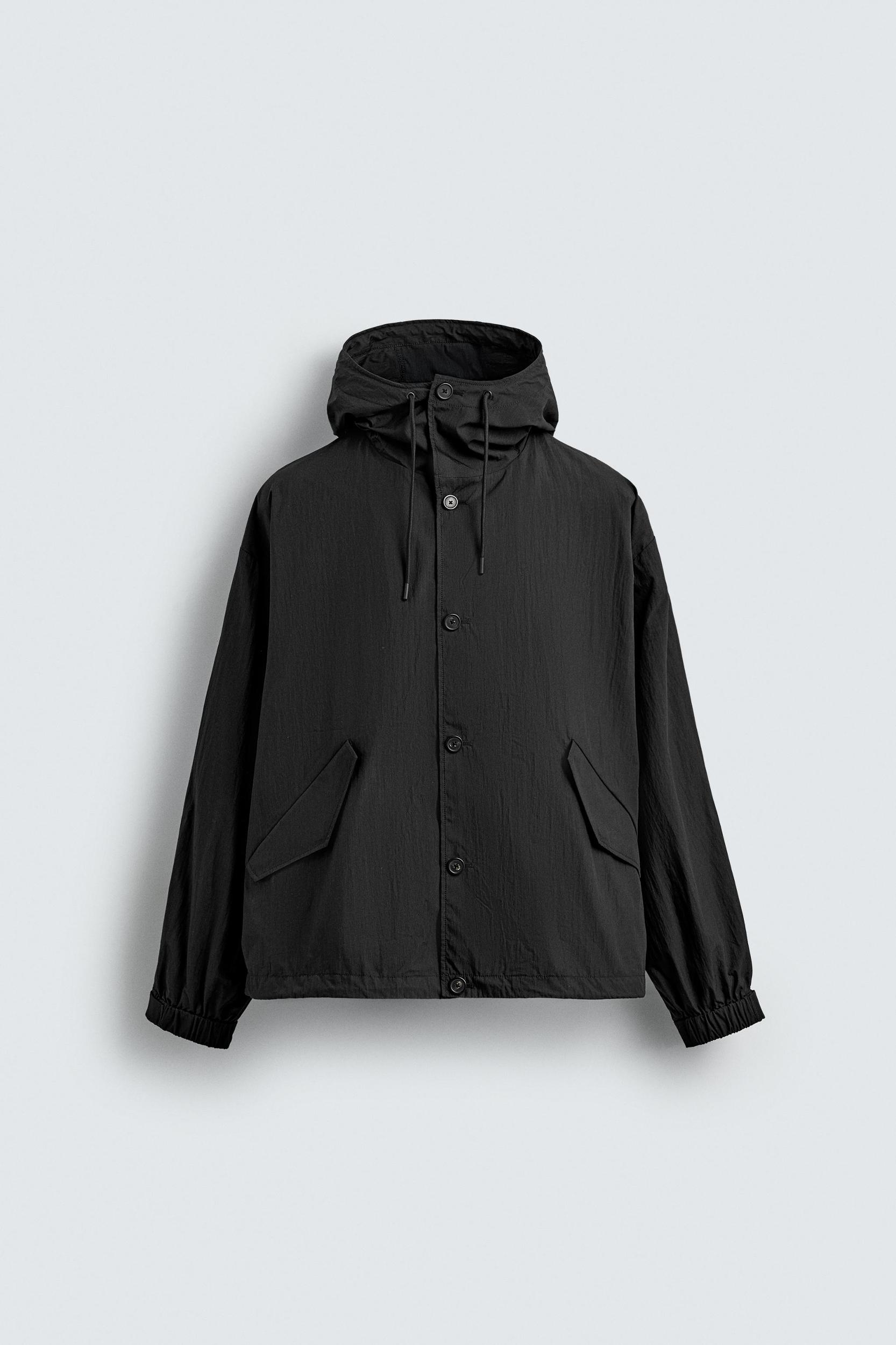HOODED TECHNICAL JACKET Product Image