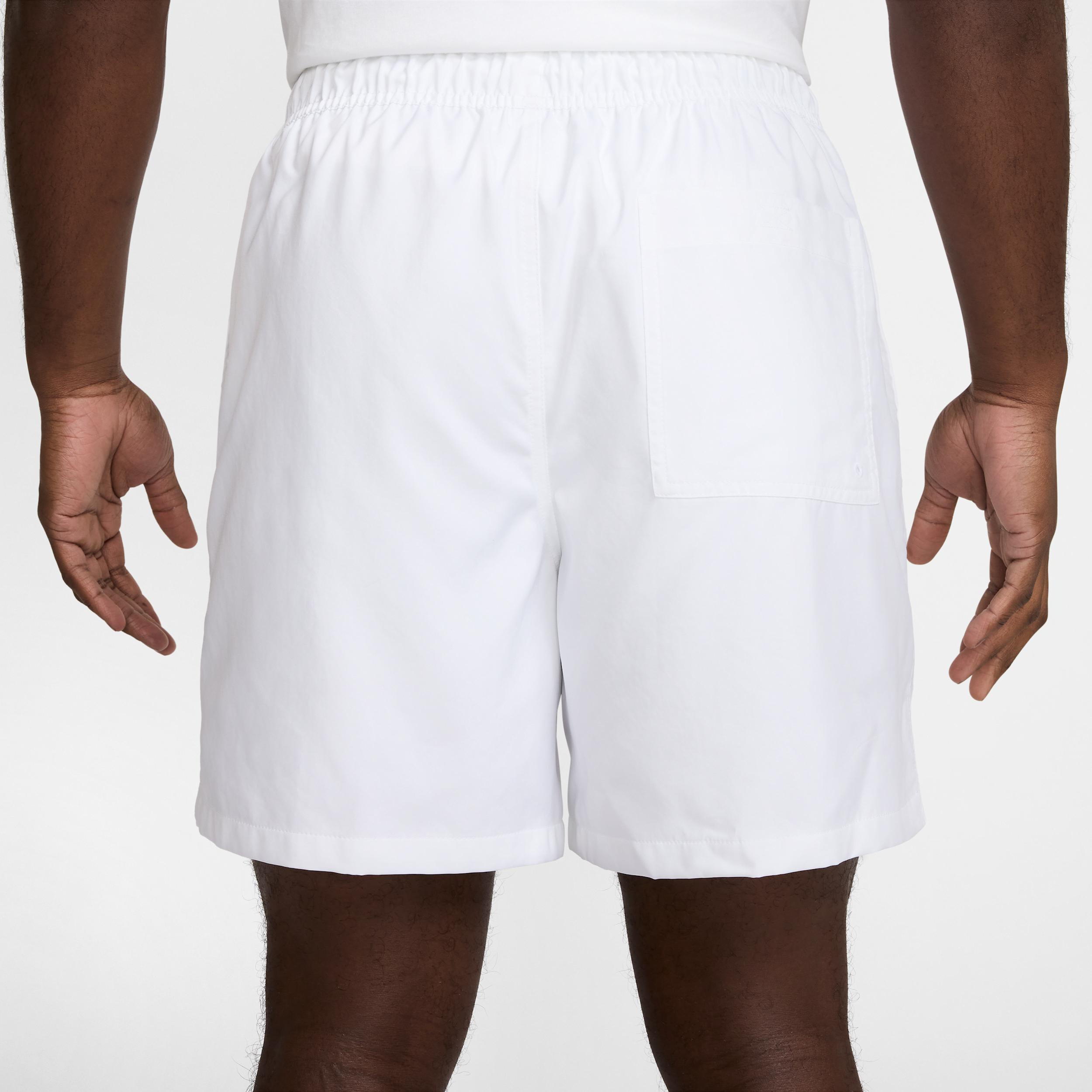 Nike Mens Nike Club Flow Shorts - Mens Black/White Product Image