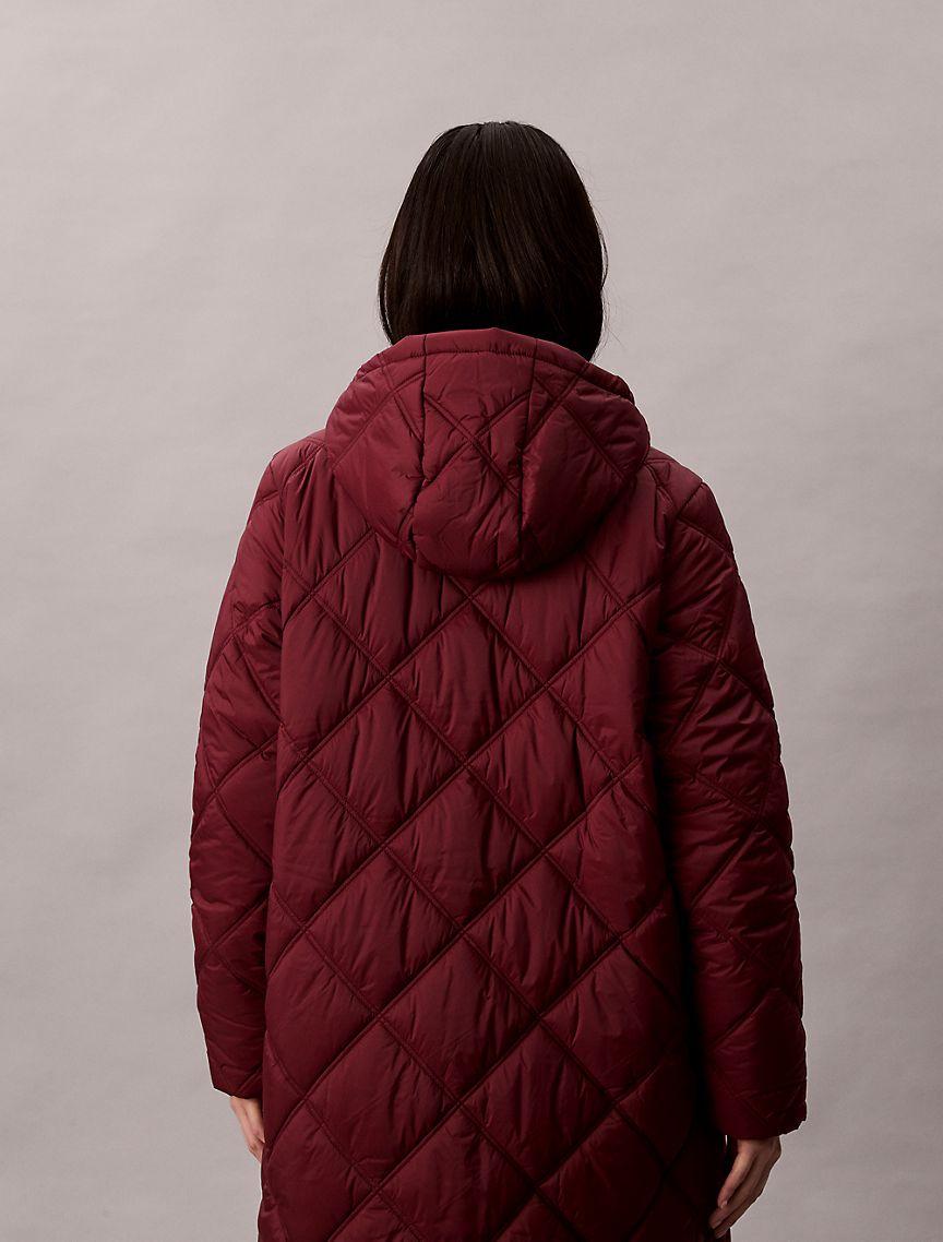 Long Hooded Puffer Jacket Product Image