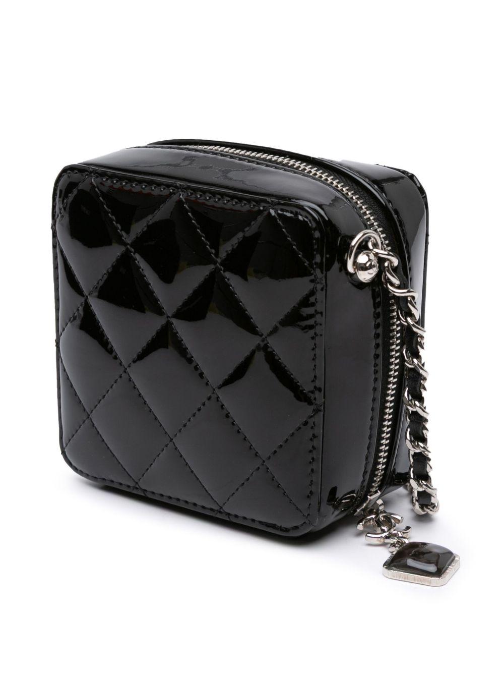 2021-2024 CC Quilted Patent Diamond Resin Clutch With Chain crossbody bag Product Image