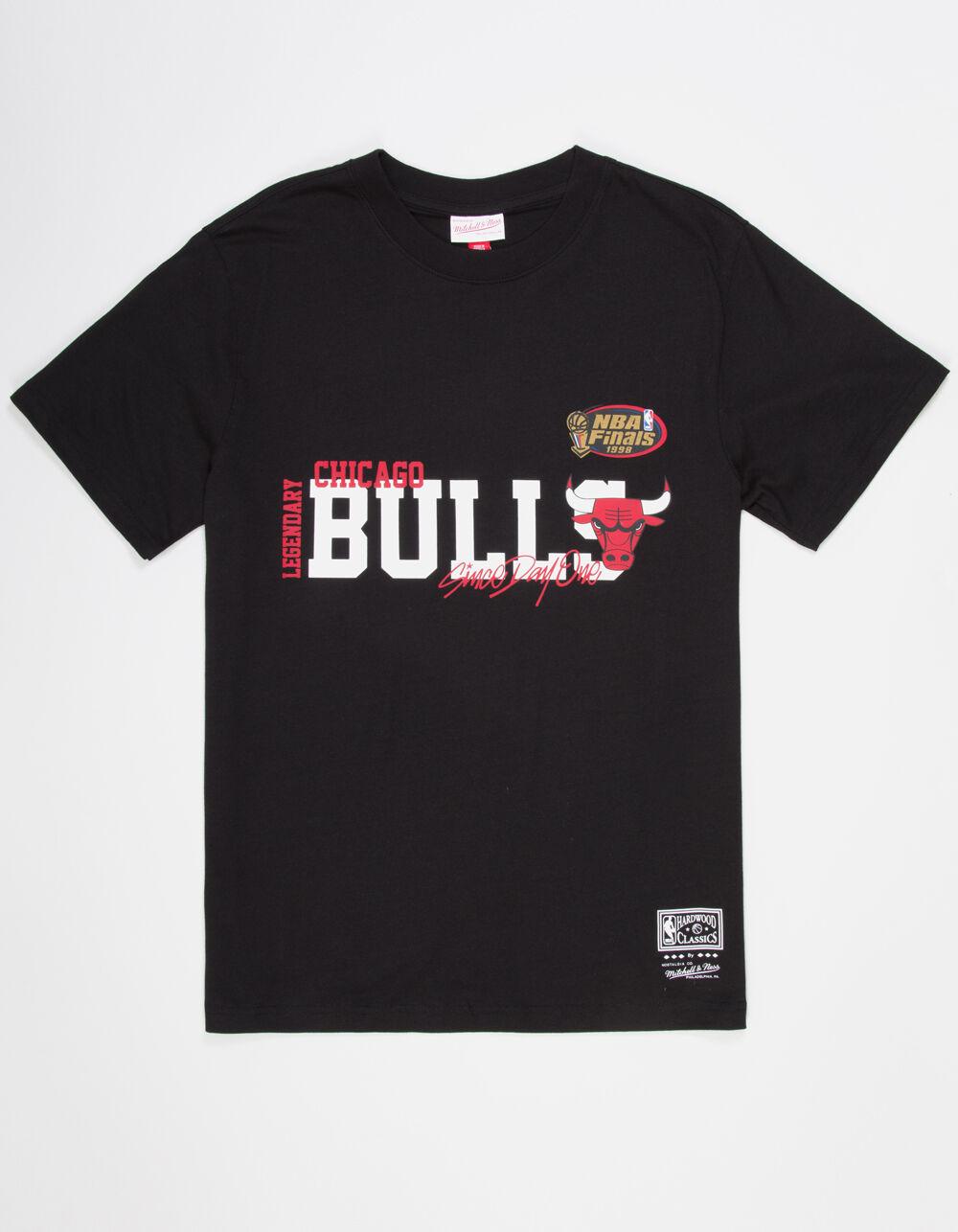 MITCHELL & NESS Chicago Bulls Home Team Mens Tee - BLACK Product Image