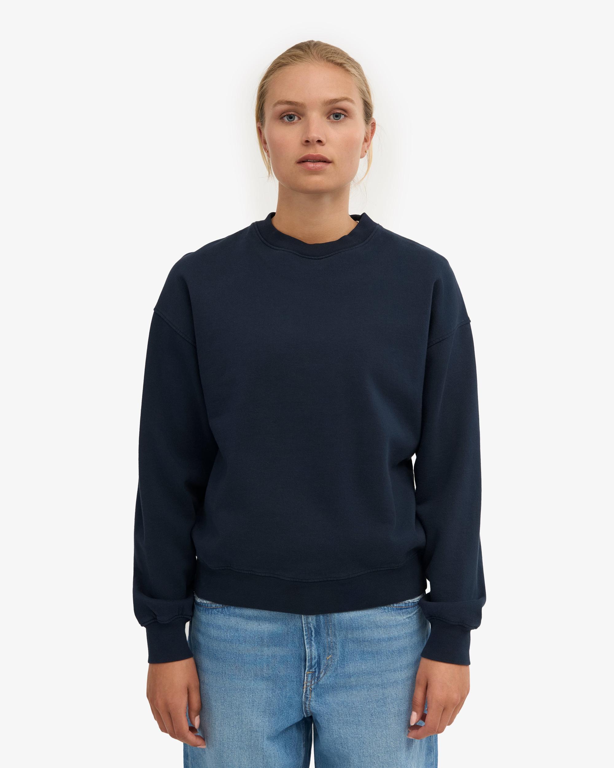 Organic Oversized Crew - Scarlet Red Product Image