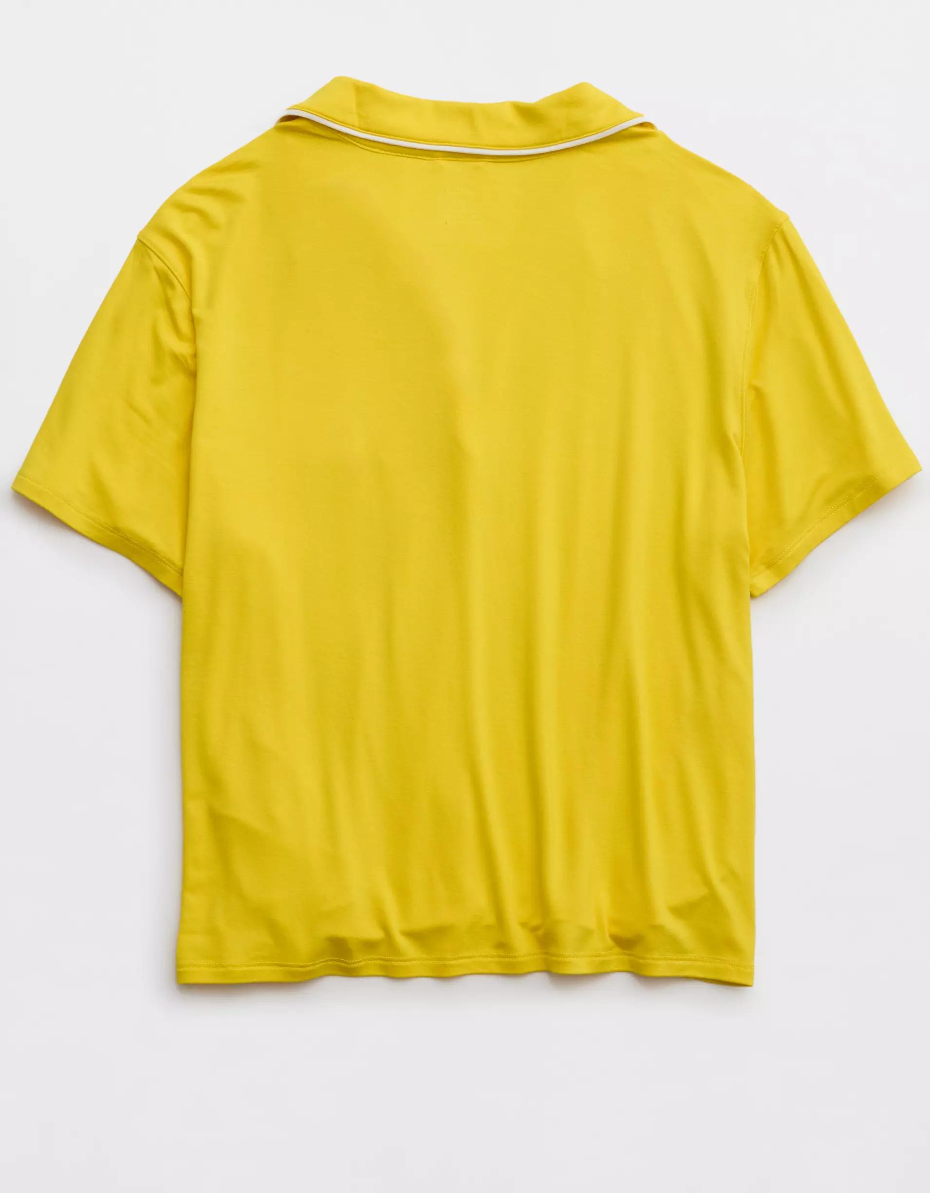 Aerie Real Soft® Short Sleeve Pajama Shirt Product Image