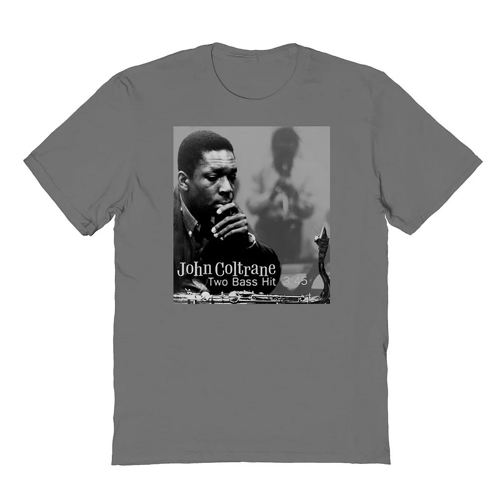 Men's John Coltrane Graphic Tee, Size: Large, Grey Product Image