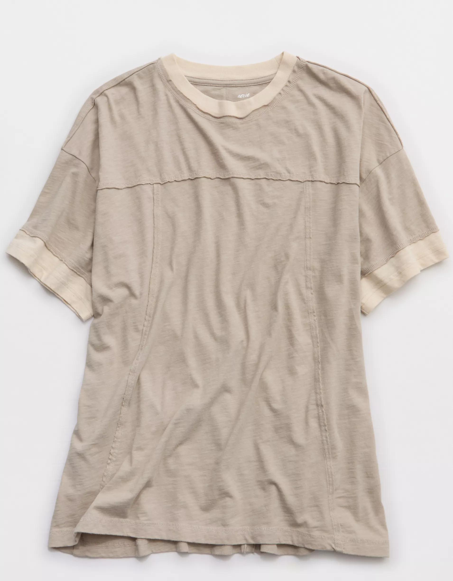 Aerie Crew Oversized Boyfriend T-Shirt Product Image