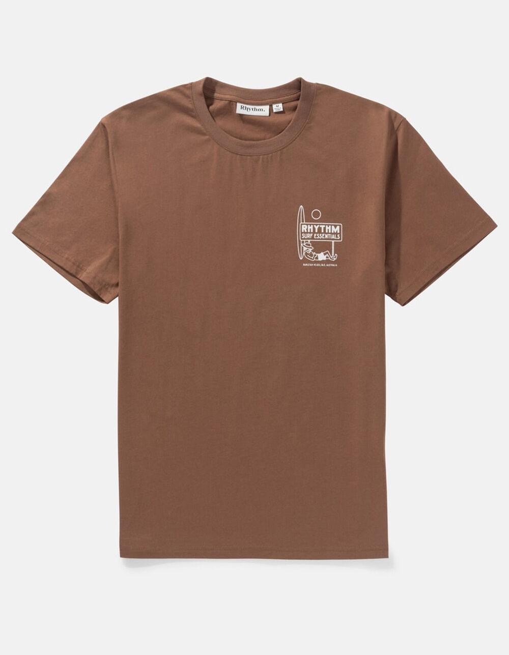 RHYTHM Lull Mens Tee - BROWN Product Image