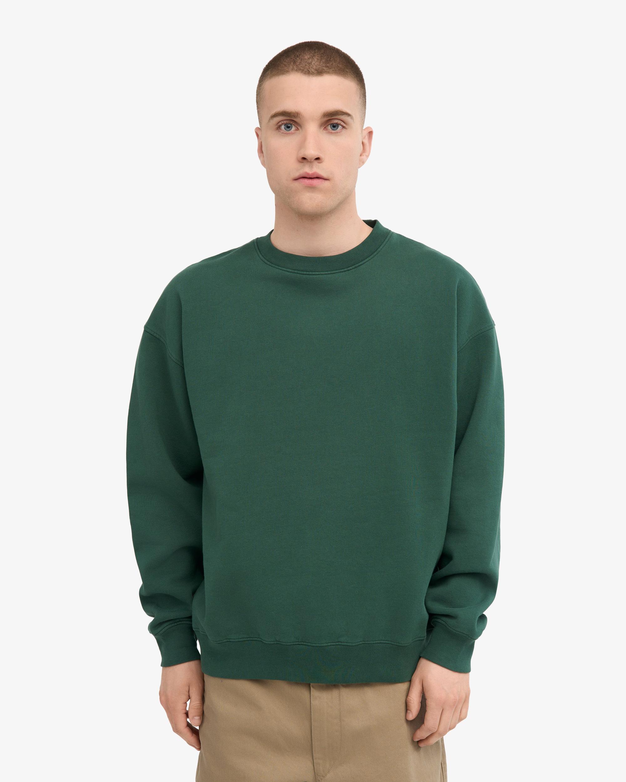 Organic Oversized Crew - Emerald Green Product Image