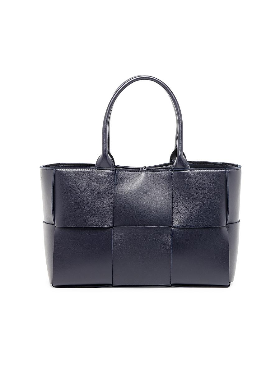 Womens Small Arco Intrecciato Leather Tote Bag Product Image
