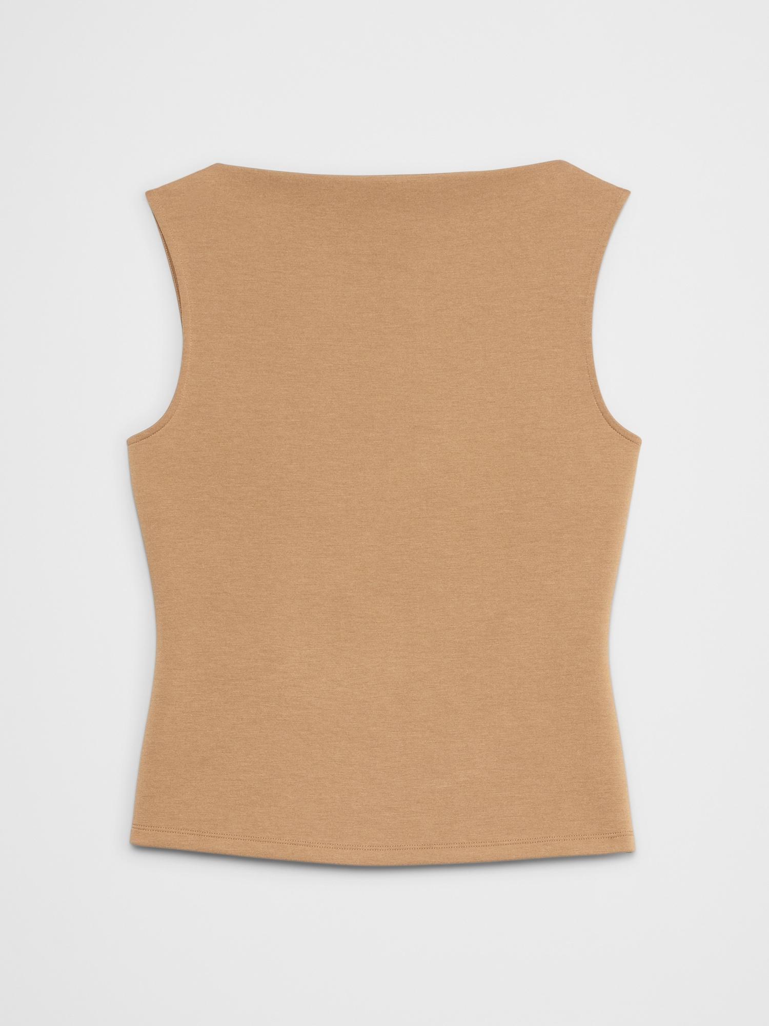 Soft Touch Scuba Slash-Neck Tank Product Image
