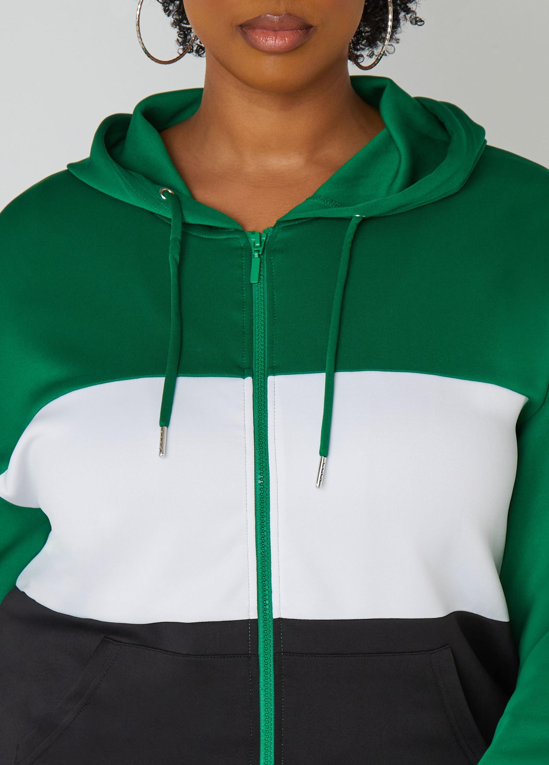Hooded Colorblocked Jacket Product Image