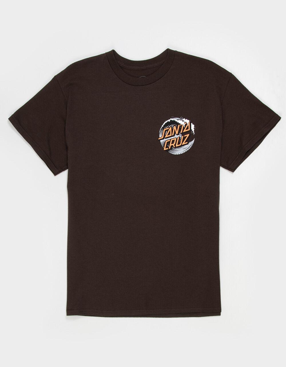 SANTA CRUZ Wave Dot Mens Tee - CHOCOLATE Product Image