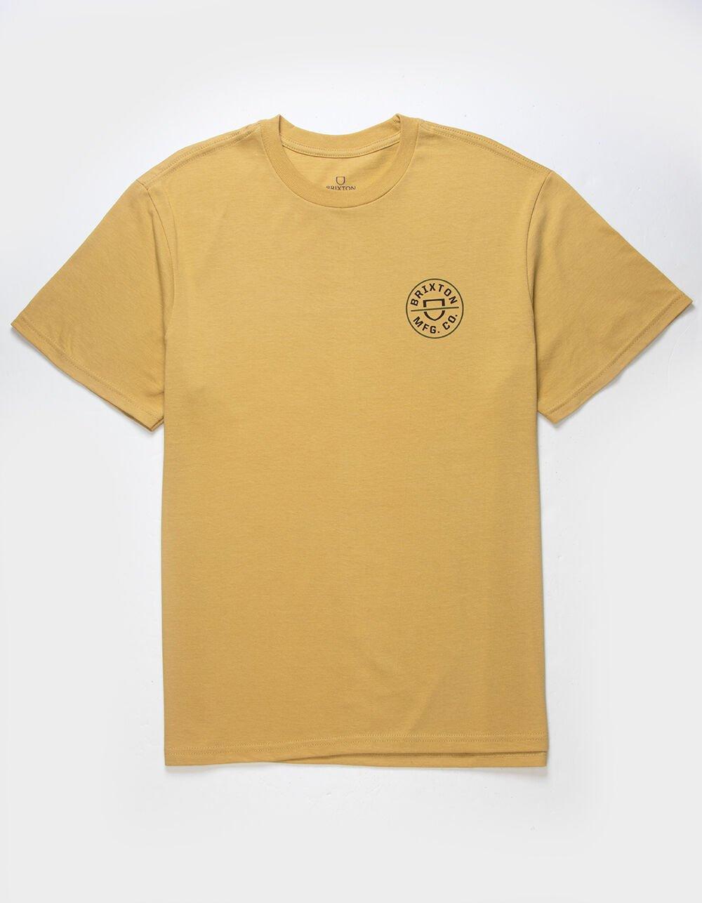 BRIXTON Crest II Mens Tee - YELLOW Product Image
