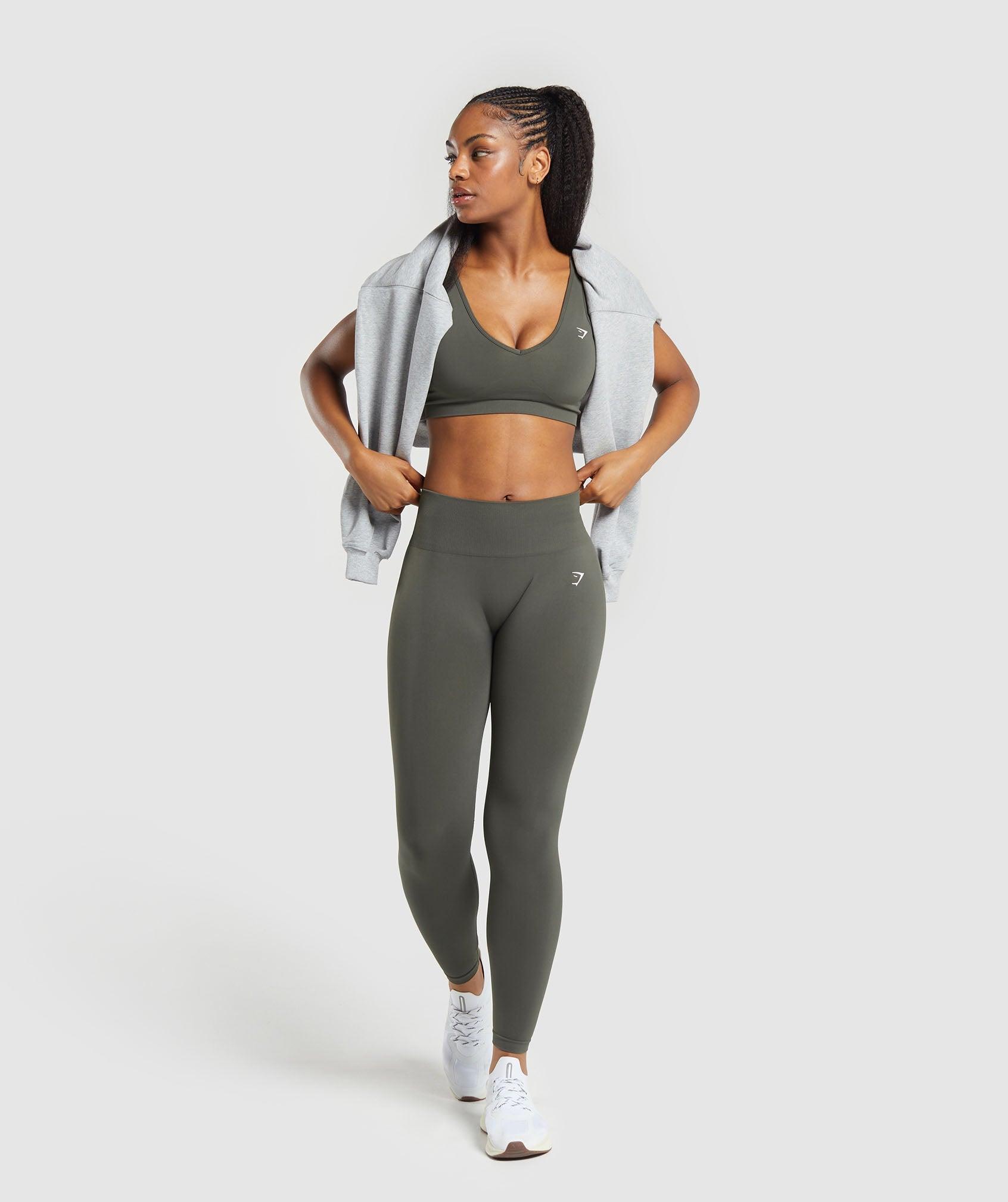 Gymshark Everyday Seamless Leggings - Strength Green Female Product Image