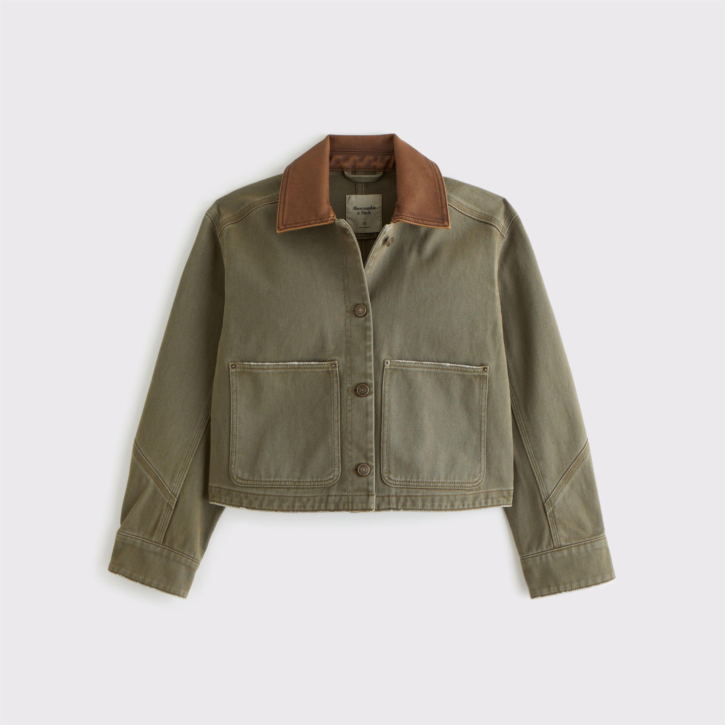Short Twill Barn Jacket Product Image
