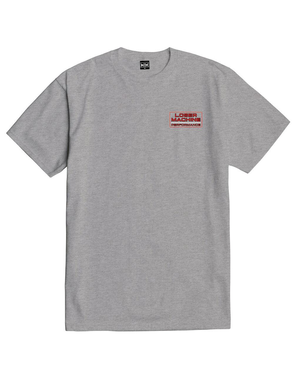 LOSER MACHINE Hot Exhaust Mens Tee - HEATHER GRAY Product Image