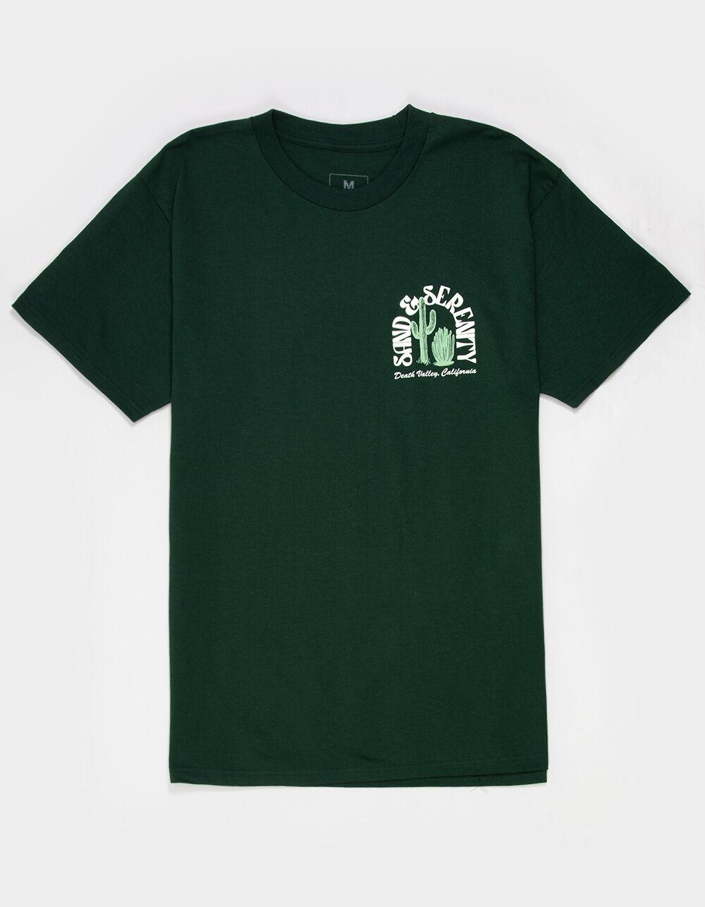 BECAUSE WEEKEND Sand & Serenity Mens Tee - FOREST Product Image